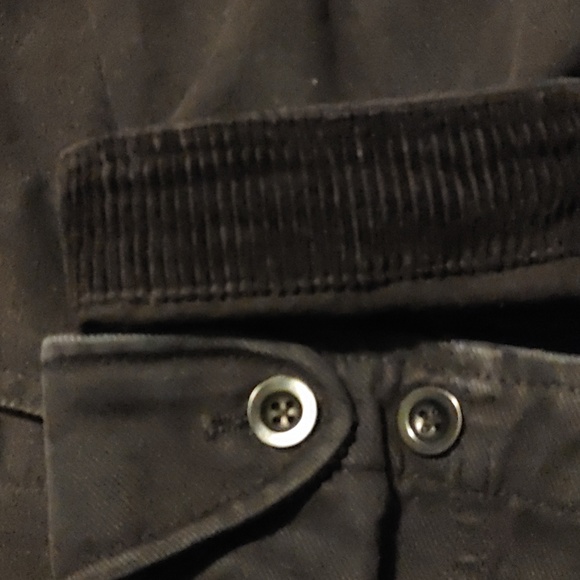 Zara Utility Contrast cotton and corduroy jacket Sz.XL Black - Picture 10 of 10